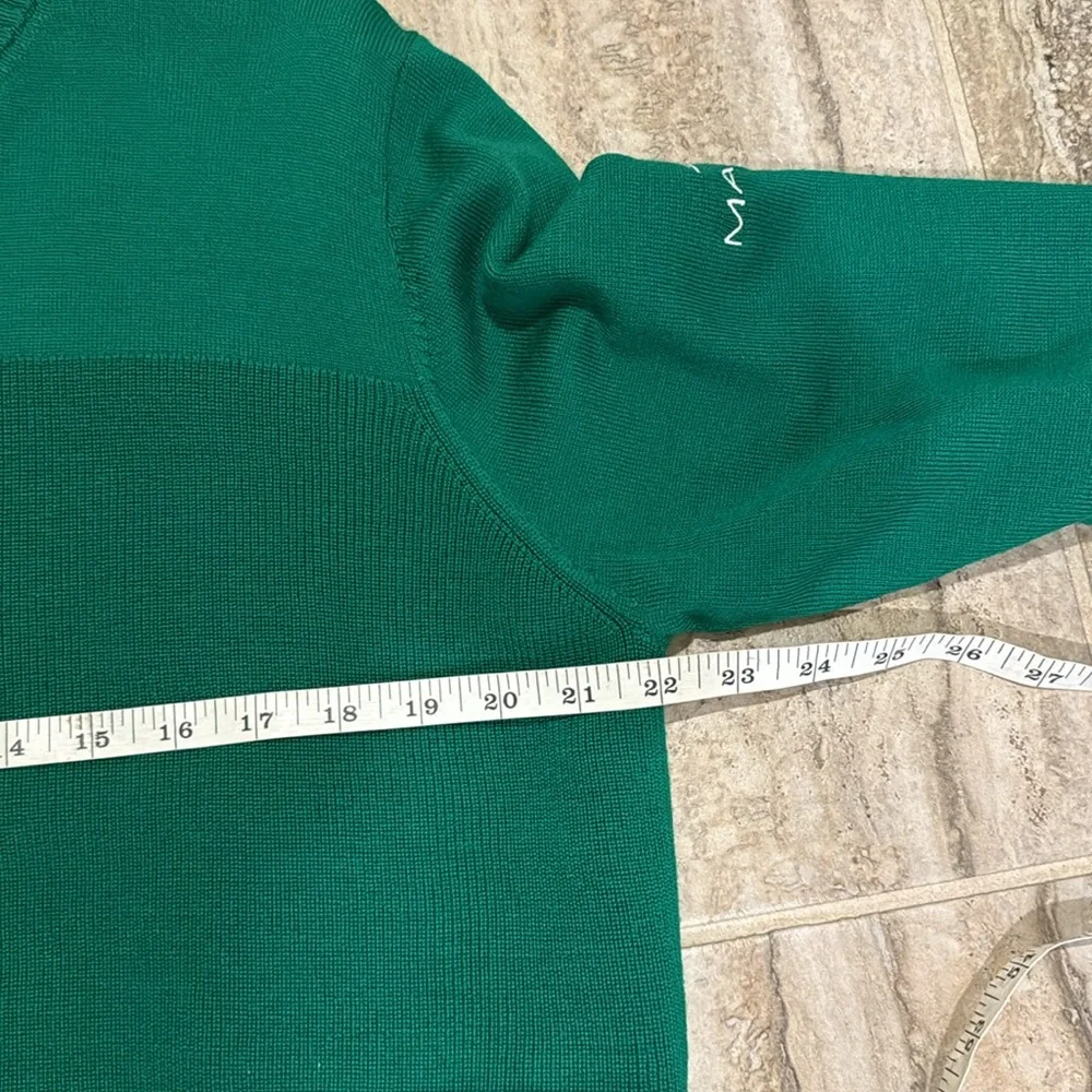 NWOT Martin Golf 1/4 Zip Wind Sweater Green Small